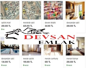 Devsan Emlak Gayrimenkul internet sitesi faaliyette!
